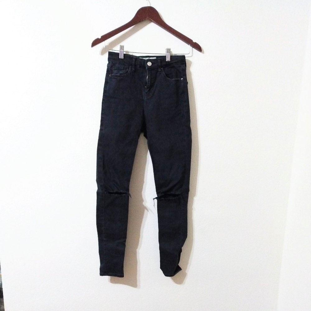 Topshop Jamie black jean sz 26